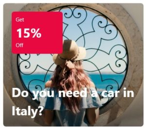 BUONO PROMOZIONALE Europcar