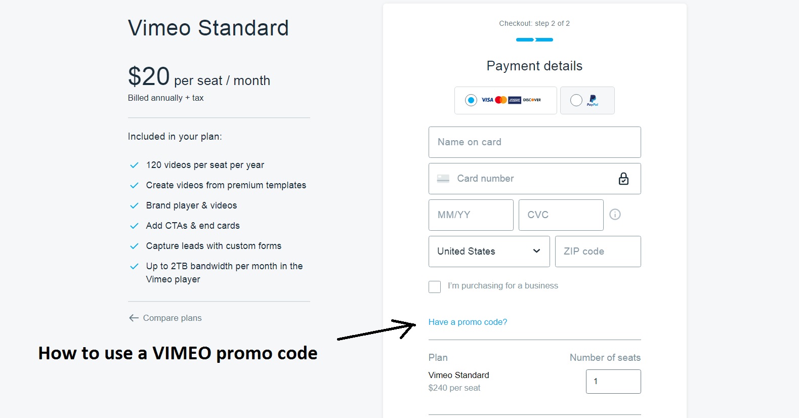 Vimeo Pro Promo Code 2025