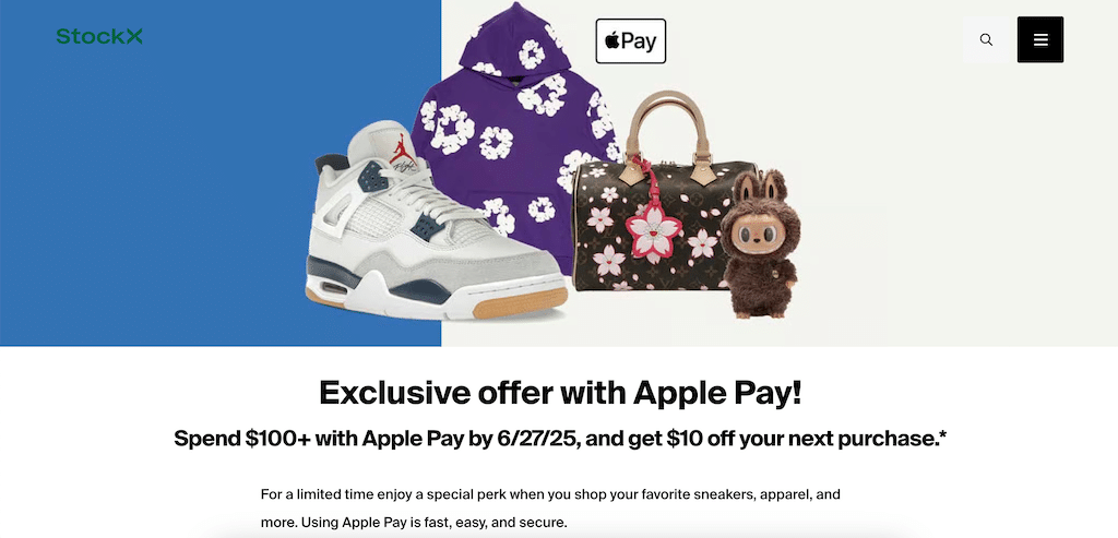 StockX Apple Endirimi